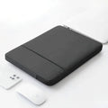 NCASE Laptophülle Case Stoff aussen ansicht schwarz einzeln 